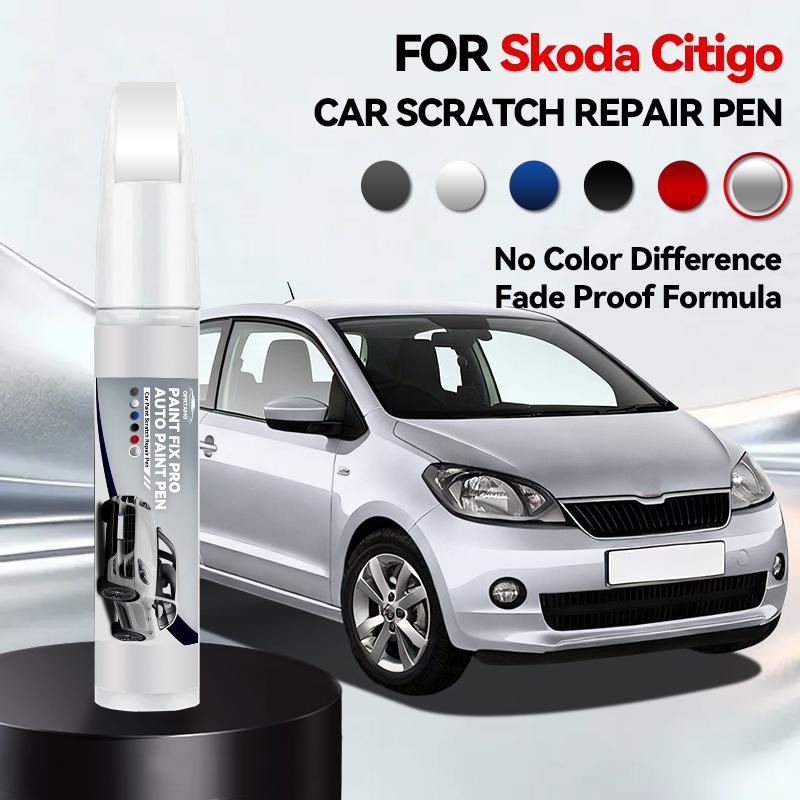 

OPRTAMG Purpose Vehicle For Skoda Citigo 1990-2025 X247 Paint Repair Pen Touch Up Scratch Remover DIY Auto Accessories Black Whi срібний