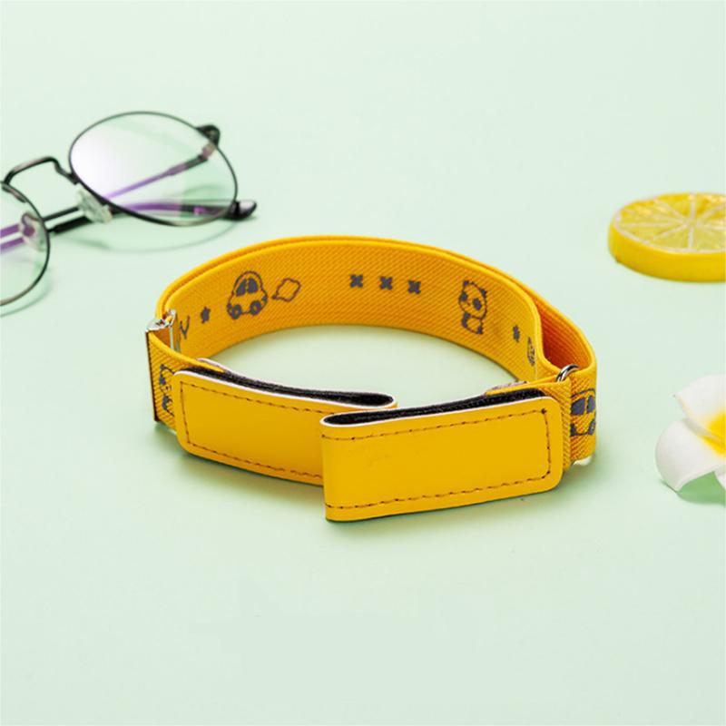 

Детский регулируемый эластичный мультяшный ремень - Корейский стиль для мальчиков и девочек жёлтый