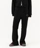 Womens Reverse Cut-Off Sweat Pant - Black