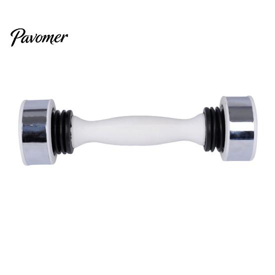 Männer Hantel Shake Frauen Arm Schulter Brust Übung Kraft Anti-Rutsch Training Muskelstraffung Hantel Gewicht Heimstudio Fitnessgeräte Vibration weiß