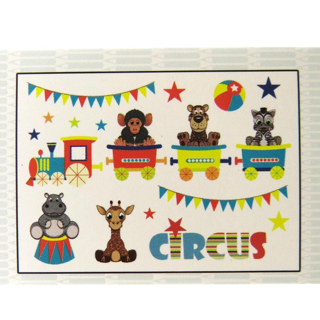 Les Trésors De Lily [L7585] - Planche de stickers 'Circus' tutti frutti (50x70 cm)