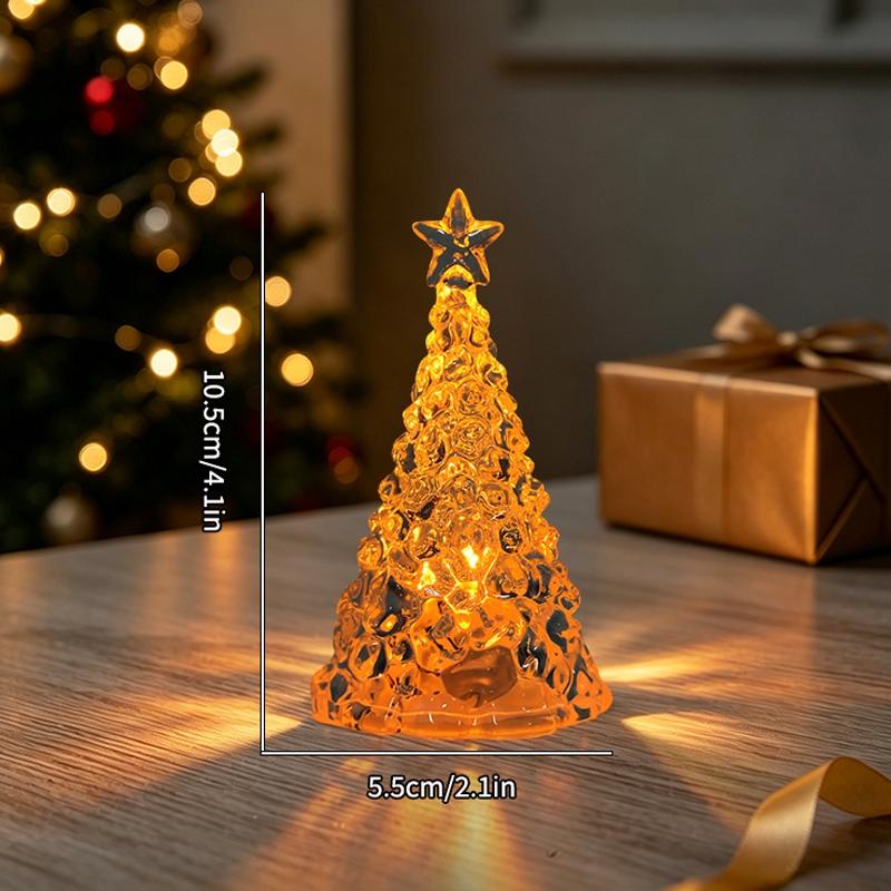 Glowing Christmas Tree Luminous Xmas Tree Ornament Christmas Decorations 2026 Desk Accessories Glow in The Dark Navidad