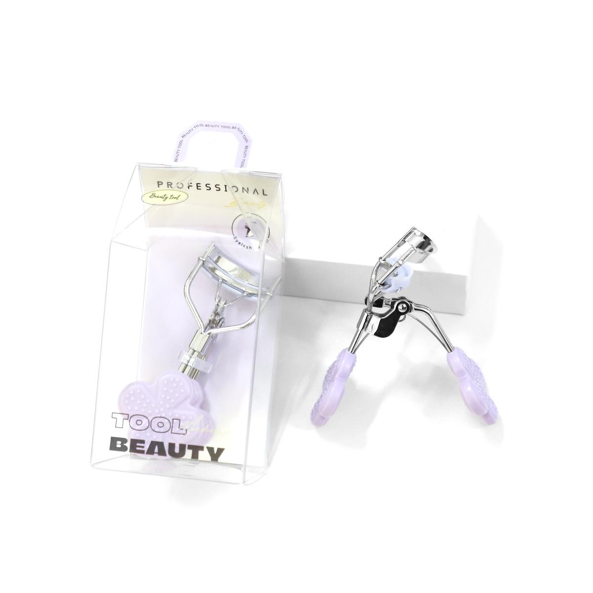 

Purple Illusion Flower Curl Eyelash Curler - Long-lasting, Portable for Beginners & Makeup Artists