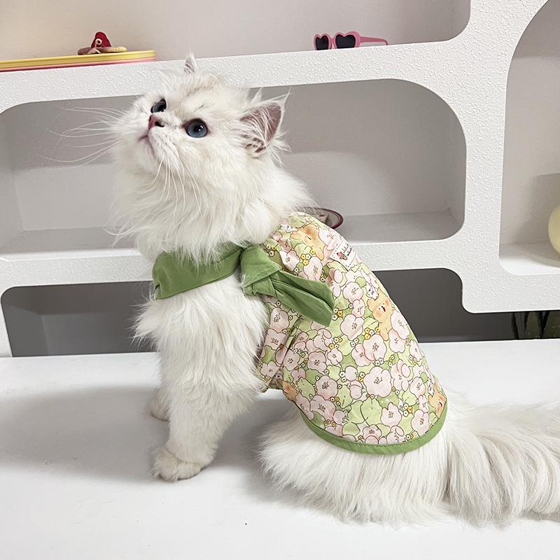 Vest Ragdoll Summer Kitten Antihair Loss Thin Cotton For Pets