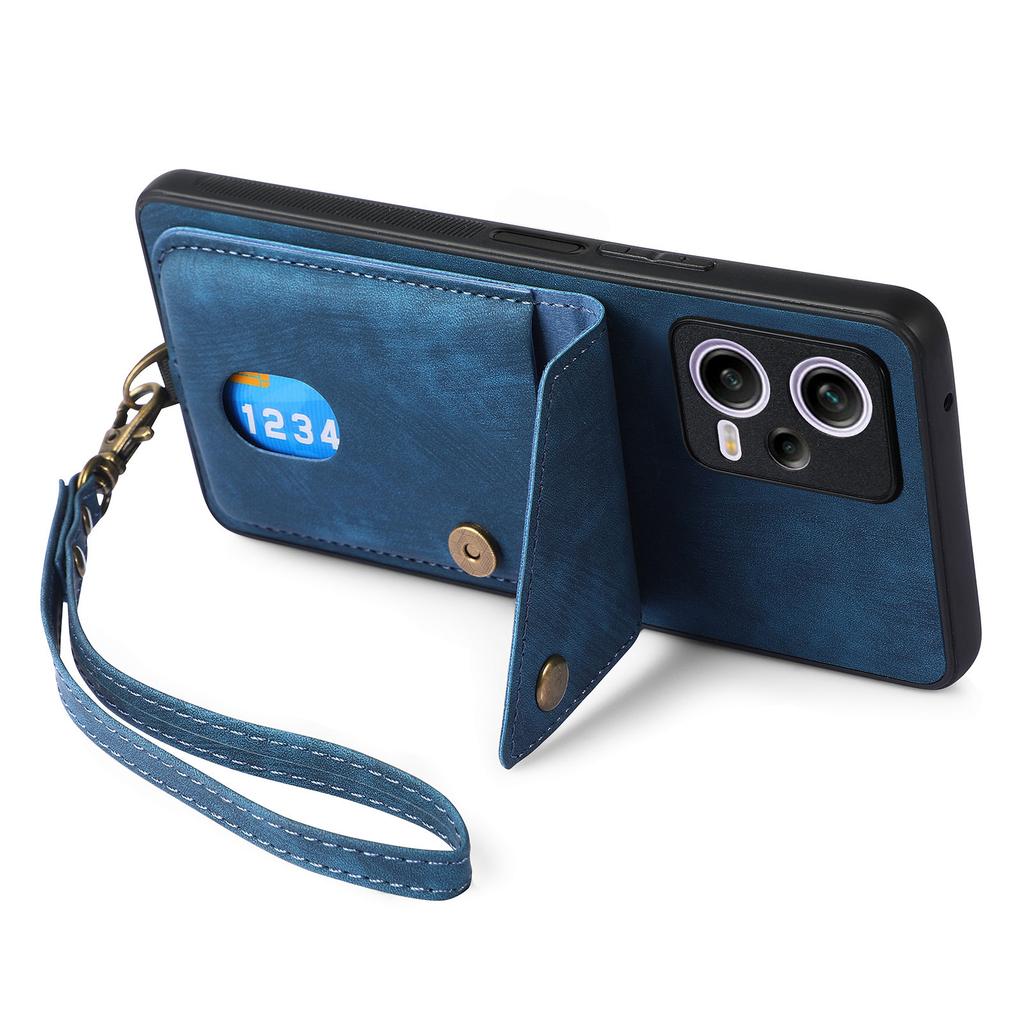 D1 Etui na Xiaomi Redmi Note 12 Pro 5G/12 Pro Speed 5G/Poco X5 Pro 5G ze stojakiem Skóra+TPU Pokrowiec na telefon