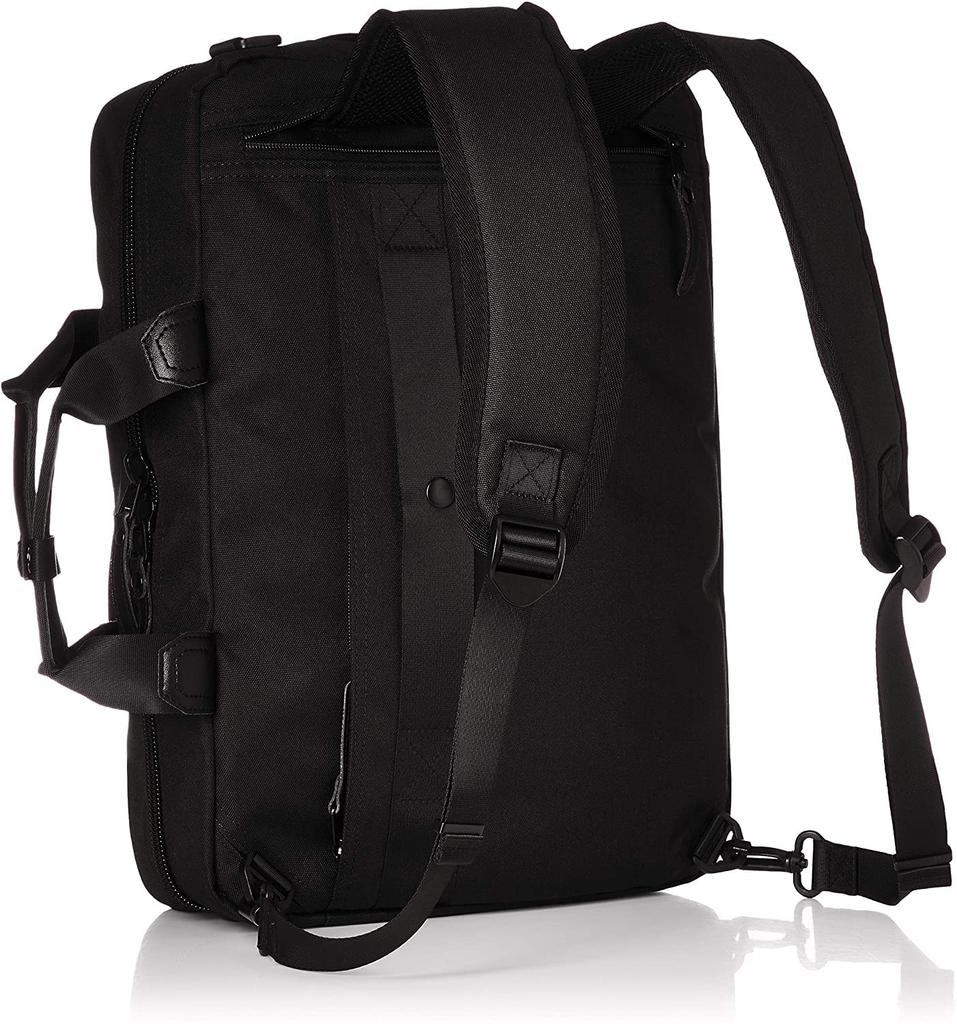 Gatsby Men's Business Bag, Water-Repellent, Carry-On, 3-Way Multifunctional, Fits 15.6-inch Widescreen PCs, Black, GB-AZ003