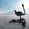 Universal 2-in-1 Stroller Board,Child Rider Stroller Attachment with Detachable Seat Standing Board, Holds Children Up To 44lbs