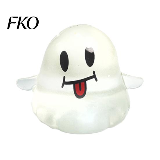 Soft Ghost Toy Halloween Stress Relief Toy, Spooky Squeeze Sensory Toys Cartoon Party Favors for Adults and Kids