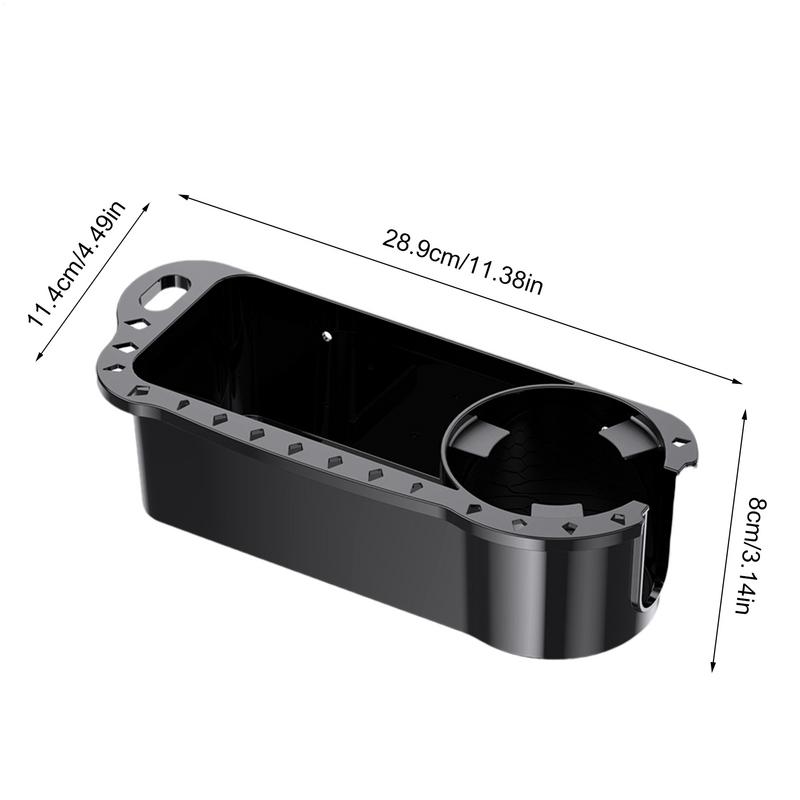 Marine Aufbewahrungs-Caddy-Box Dose Becherhalter Telefon Getränkebox Organizer Boot Marine Yacht Ponton Angelhütte für Bassboot Kajak