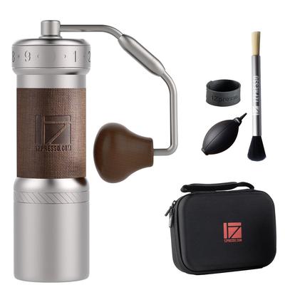 1Zpresso K-Ultra Manual Coffee Grinder (K-Ultra Silver, with Case)