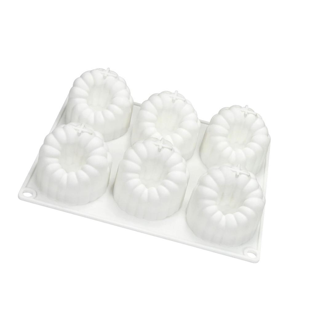 6 Cavity Raspberry Chocolate Baking Mould Food Grade Silicone Mousse Cake Mold for Family Gatherings and Celebration