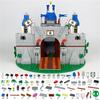 Medieval Knight's Castle Modular Buildings Creative Construction Castle Building Blocks Sets Bricks Toys Room Decor Gifts