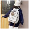 School bag Macaron girl backpack New primary school students large-capacity backpack Female junior high school students High school students
