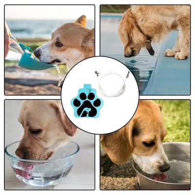 Step-on Water Fountain For Dogs Hydration Dispenser With Hose Paw Activated Dog Water Sprinkler For Small Medium Puppy Shelter