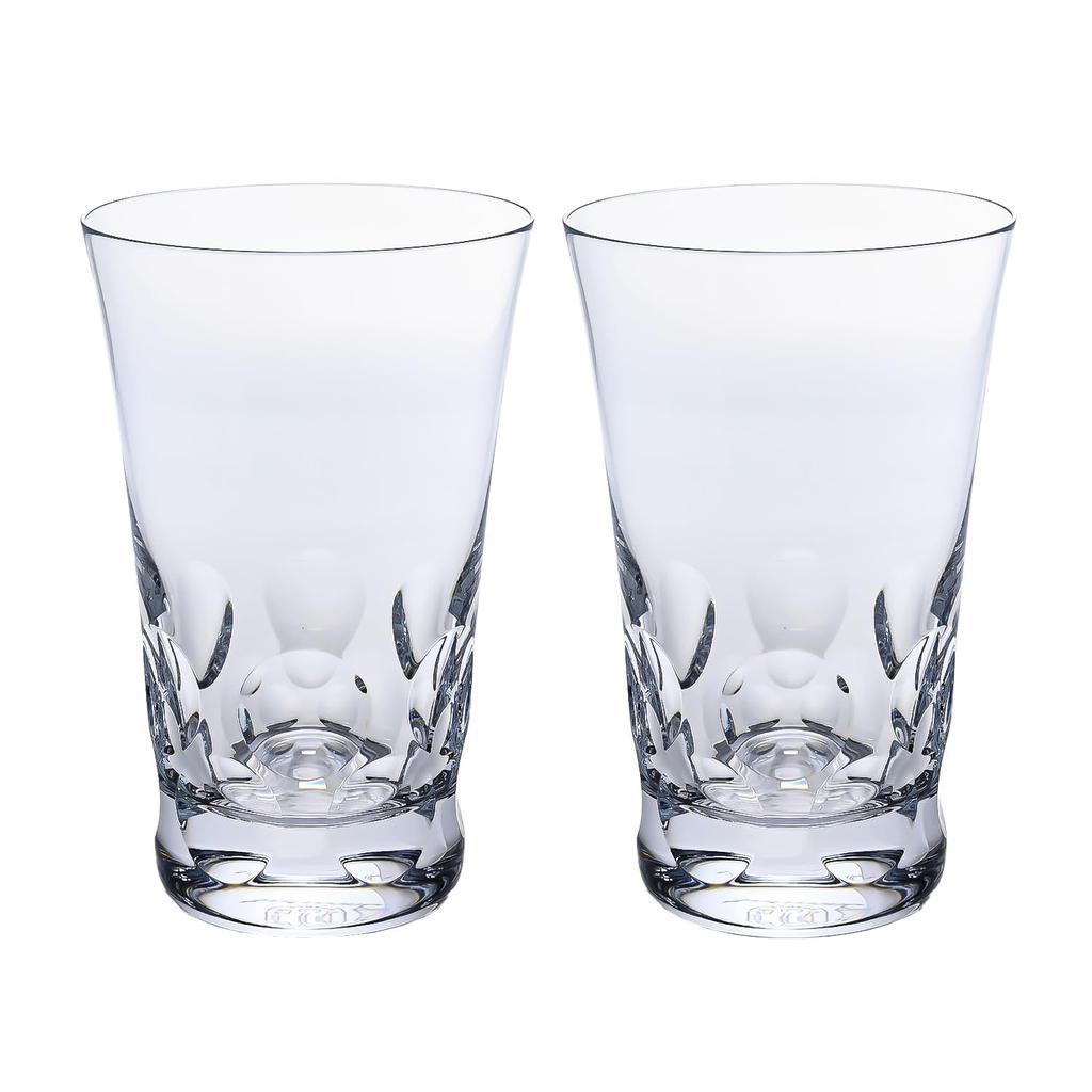 Baccarat Glass Beluga Pair Highball Tumbler L 14cm 350cc 2104389 [Item]