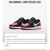 Air Jordan 1 Low Flyease GS Alternate Bred Toe Kids Sneakers Black White Gym-Red DN4639-066