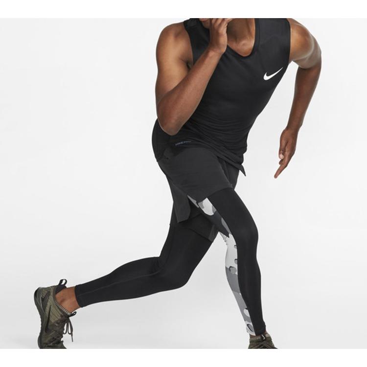 New Nike Pro Men's Sleeveless Top Black BV5601-010