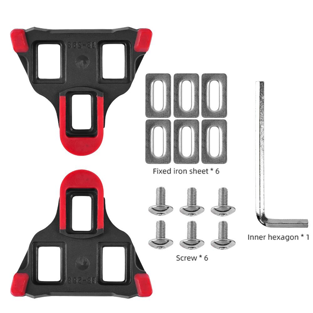Road Bike Pedal Cleat Mountain Bicycle Shoes Cleats Self-locking Plate Clip for SPD SL System with Locking Plate MTB Accessories