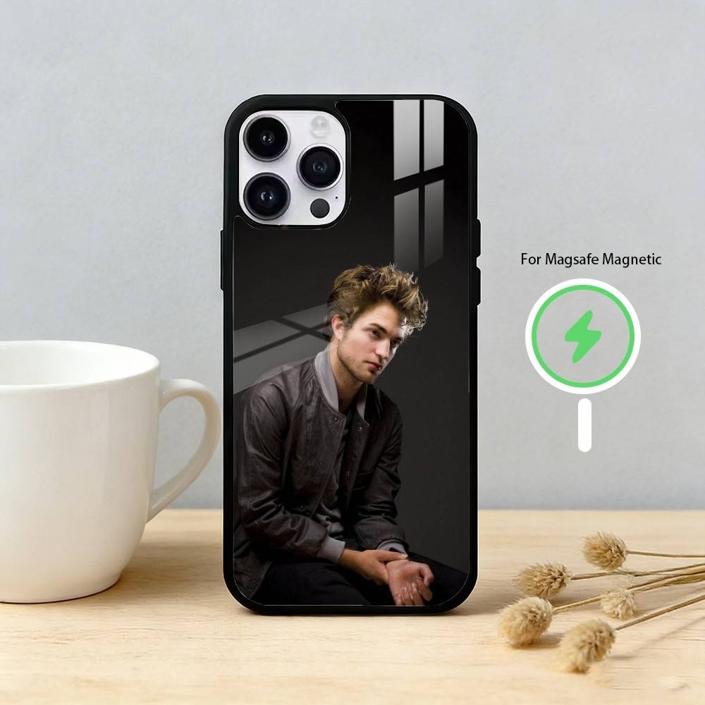 T-Twilight Robert Pattinson Phone Case For iPhone 17,16,15,14,13,12,Plus,Pro,Max For Magnetic Wireless Charge