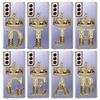 Diamant Krone Buchstabe 26 Buchstaben Handyhülle Für Samsung Galaxy S23 S22 S20 Ultra S21 FE 5G S10 S9 Plus S10E S8 Note 20 Weiche Hülle