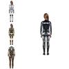 Sexy Robot Armor Print Halloween Cosplay Slim Fit Jumpsuit Bodysuit Costume