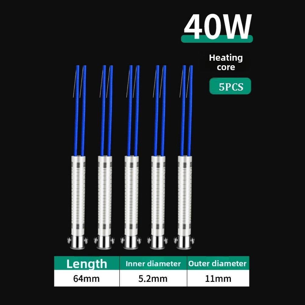 1/2/5pcs 220V 30W40W60W Electric Soldering Iron Core 3 Sizes Spare Part Equipment New Welding Tool