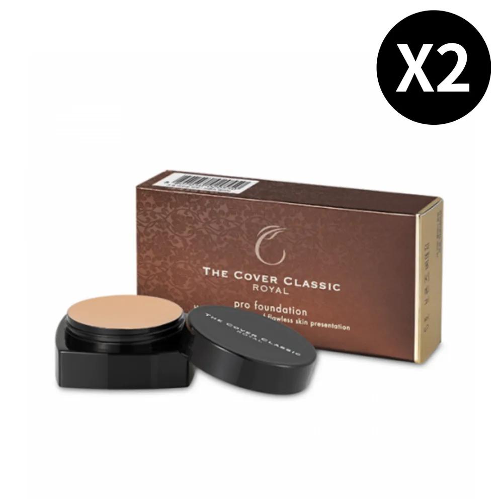 

THE COVER CLASSIC Royal Pro Foundation 2-piece set No. 3 Peach Beige (Yellowish Skin) 2 pieces