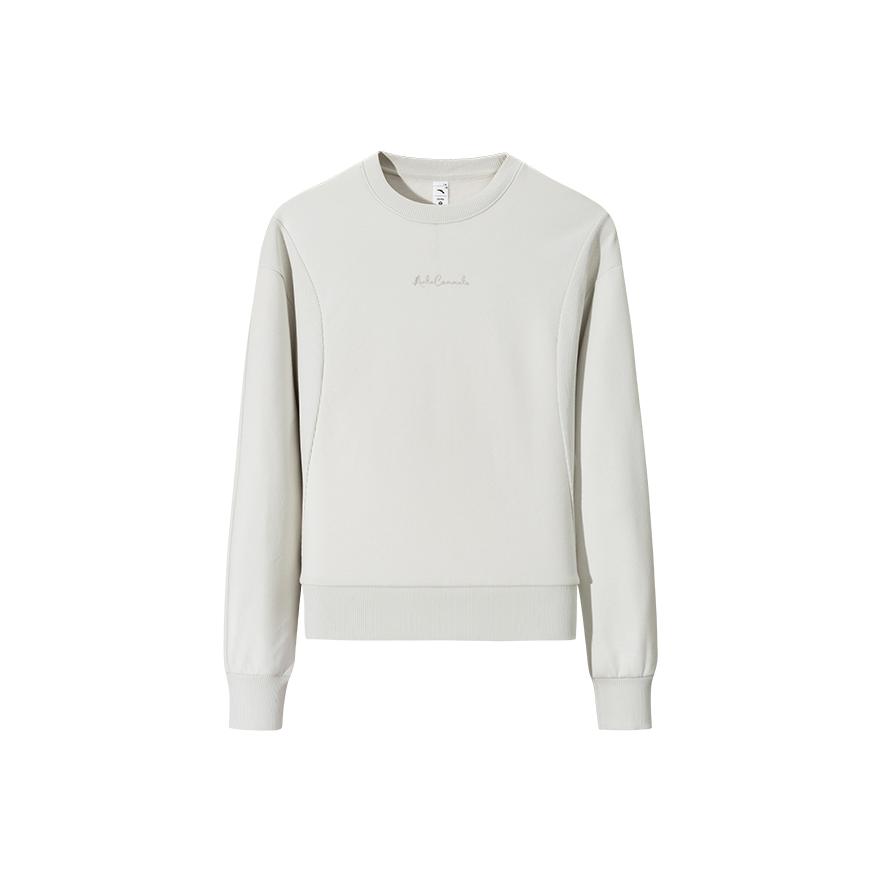 Anta Training Series Round Neck Soft Versatile Breathable Loose Sweatshirt Women Sweatshirt 162547709N-2