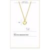 Glossy Heart-shaped Necklace Women's Niche High-end Design Sense Light Luxury Collarbone Chain Love Pendant
