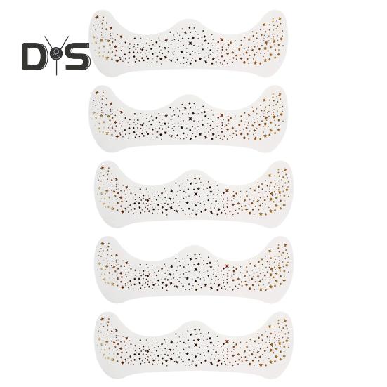 

5/20 шт. блестящие веснушки наклейки татуировки на лицо водостойкие сверкающие наклейки для макияжа крапинки легко наносятся милые блестящие аксессуары для макияжа A