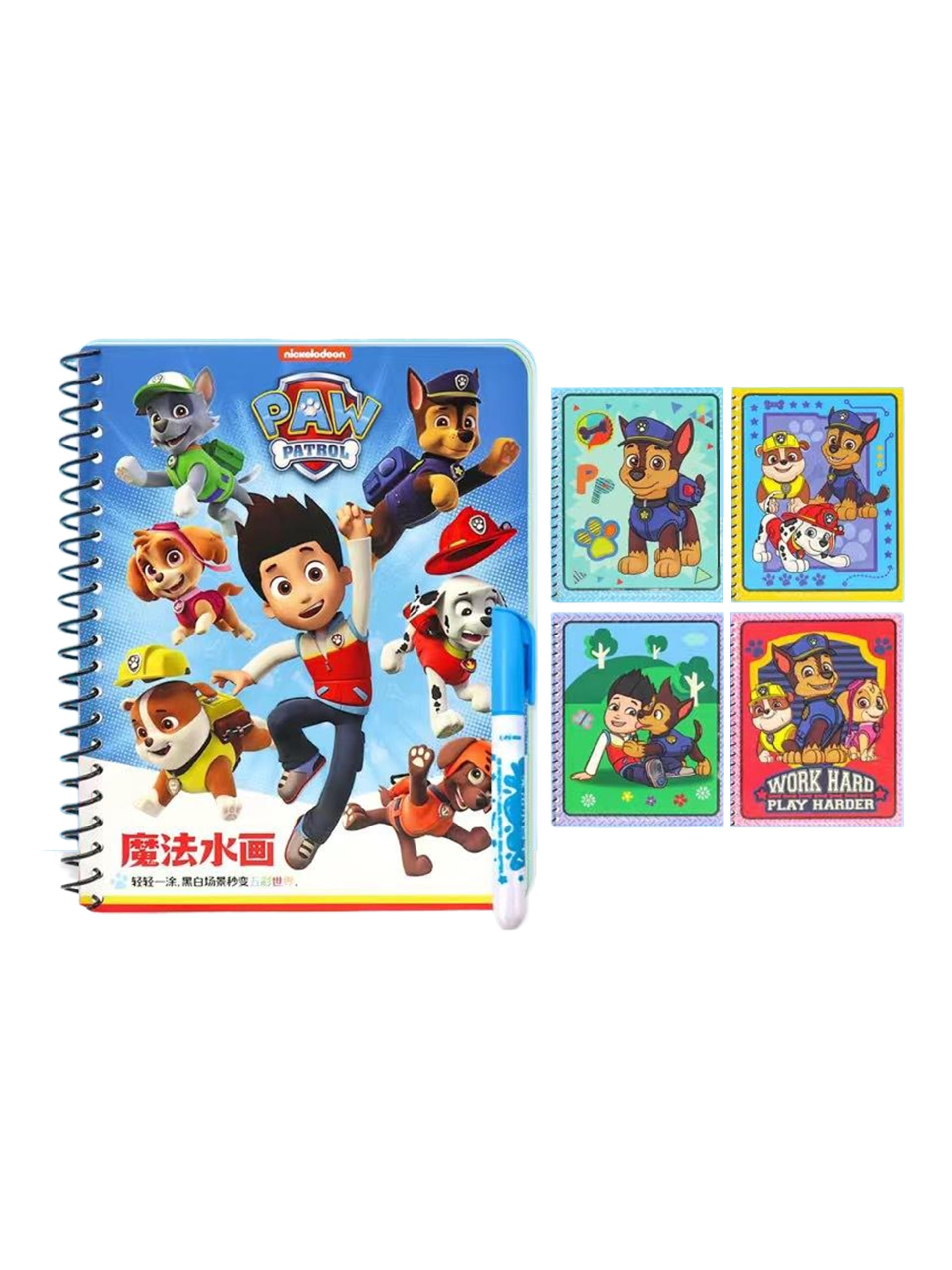 

AAGWW Water Coloring Water Coloring Book for Anime Drawing Toddler Gift for Holidays and Birthdays Book, Kids, Water-Based Drawing, Reusable,