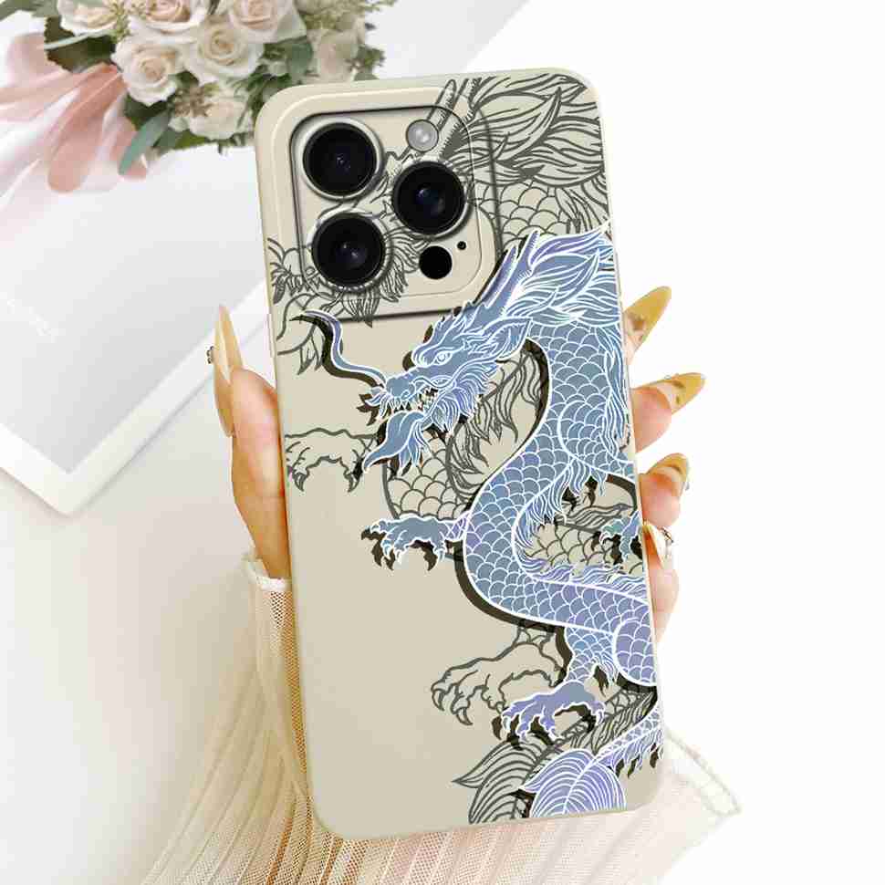 For iPhone 16 Pro 6.3" A3293 A3083 Case Cartoon Simplicity Soft Silicone Back Cover For iPhone 16 PRO A3292 A3294 Phone Cases