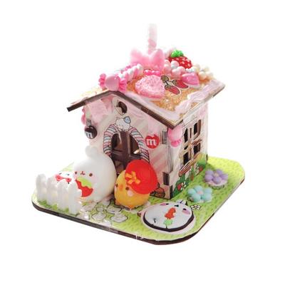 Molangi Cookie House Stimmungsbeleuchtung DIY-Kit, gemischte Farben, 1 Stück beliebtes koreanisches Spielzeug