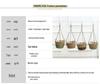 Woven Hanging Basket for Pothos - Creative Balcony Flower Pot