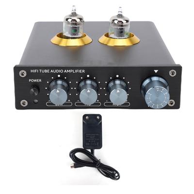 HiFi Tube Preamplifier Audiophile Vacuum Tube Power Amplifier Preamplifier for Home Stereo Sound System EU Plug