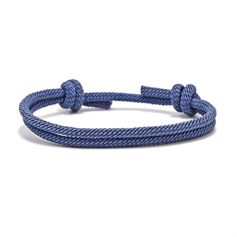 Meetvii Simple Milan Rope Bracelets Men Women Handmade Adjustable Red Thread Couple Bracelets Best Friend Gift Jewelry