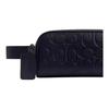 Coach Travel Kit 21 Zipper Closure Allover Embossed Pebble Leather Wallet Women wallet Black CQ182-DWP