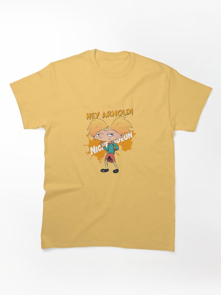 Hey Arnold! Hey Arnold! Nickelodeon Cool Vibe Arnold Unisex T-Shirt-77 Classic Unisex T-Shirt