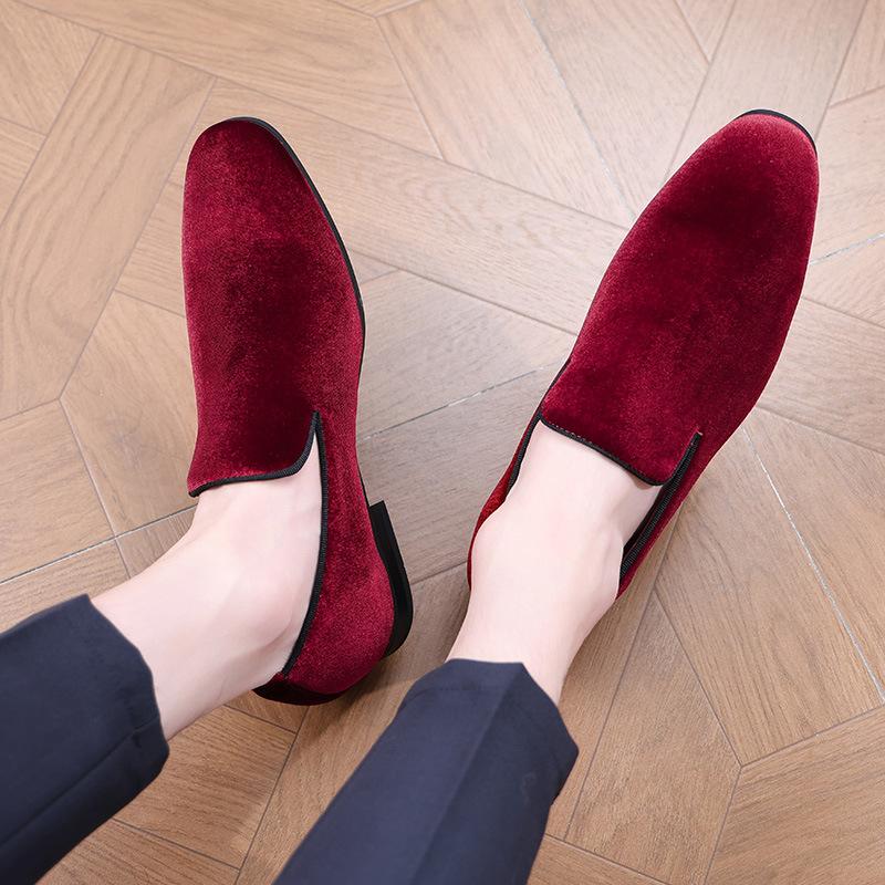 Vīriešu zamšādas slip-on mokasīni Elpojoši Komfortabli