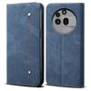 For Nothing Phone (3a) Pro Case Jeans Cloth Texture Anti-Scratch Leather Stand Phone Cover