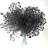 Halloween Black Artificial Plant Vine Eucalyptus Persian Fern Leaf Plastic Fake Flower Grass Home Party Garden Decor Photo Props