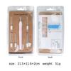 Stainless Steel Embroidery Punch Needle Set Including Adjustable 6 Head Ergonomic Handle Storage Case for Home