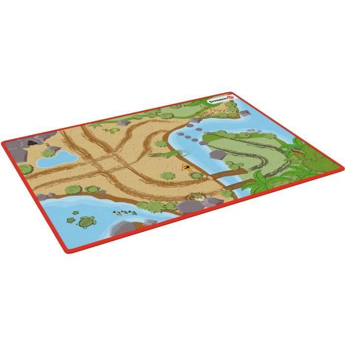 Tapis De Jeu Enfant SCHLEICH - Gamme Wild Life - Multicolore - À Partir De 3 Ans
