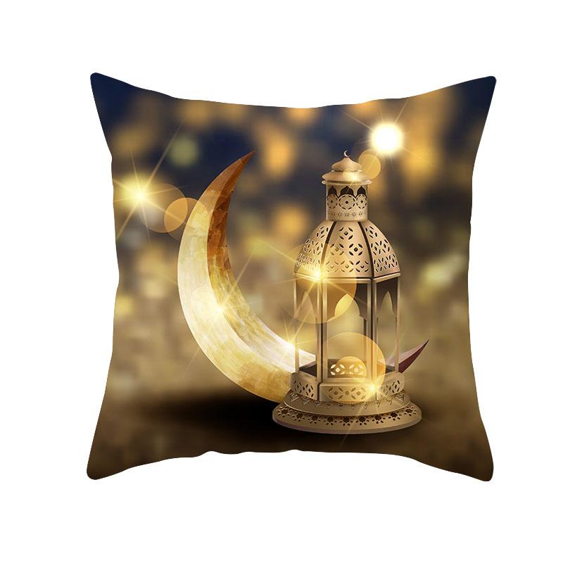 EID Mubarak Decor Cushion Cover Ramadan Decorations for Home 2022 Islamic Muslim Ramadan Kareem EID Al Adha Gift Sofa Pillowcase
