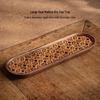 Walnut Wood Round Edge Dry Brew Tea Tray