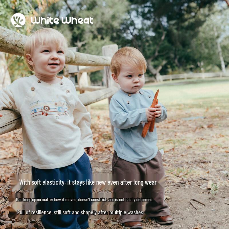 Kids' Pure Cotton Embroidered Long-Sleeve T-Shirt