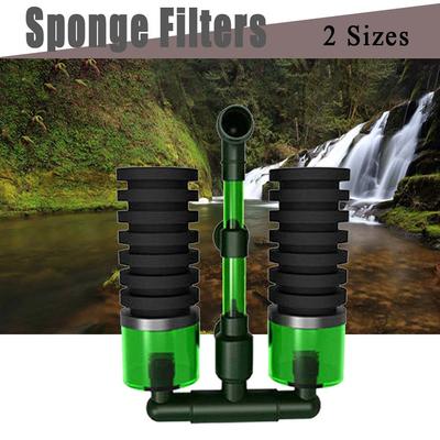 Praktické Čisté Akvarijní Vybavení Houbičky Ponořitelné Dvojitá Hlava Akvarijní Filtrace Houbové Filtry Pěnový Filtr