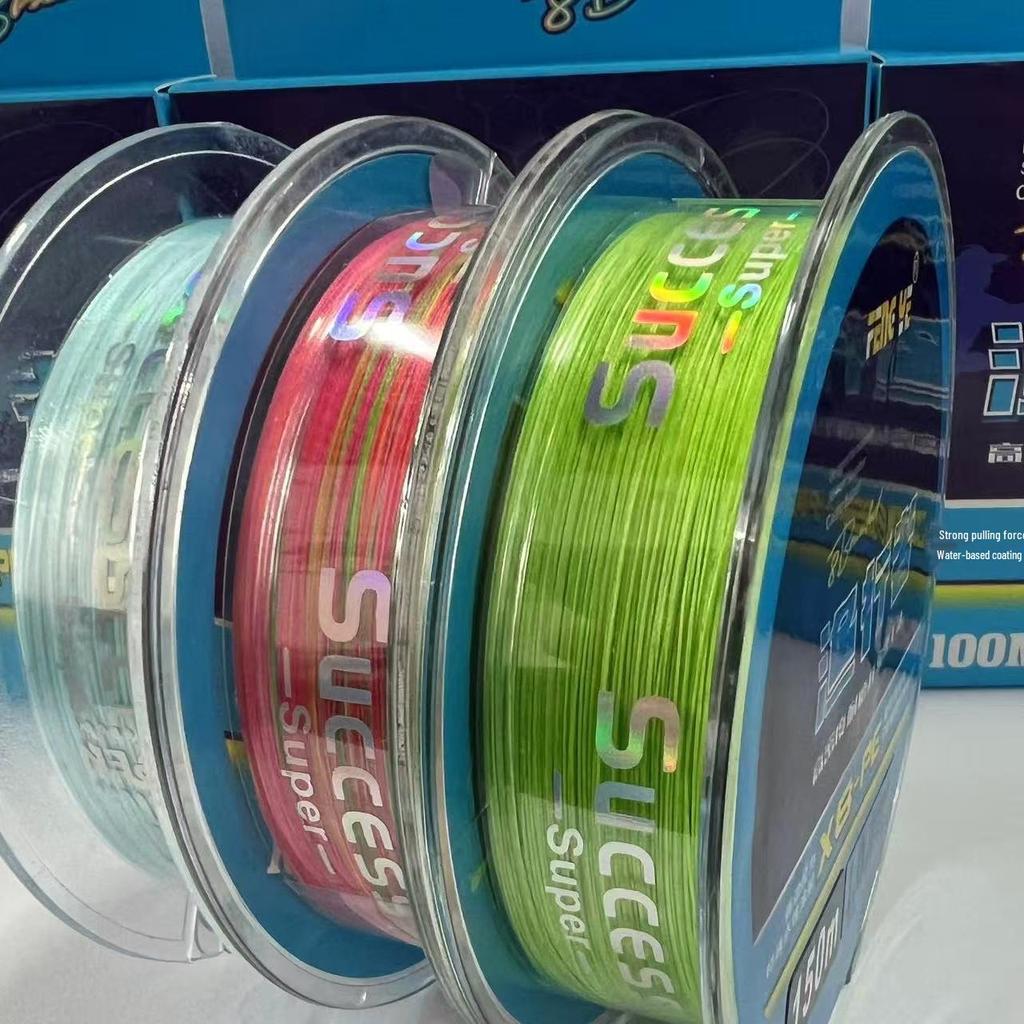 6-Color PE 8-Strand Braided Fishing Line - Wear-Resistant, Long-Cast, Strong, Lure-Ready