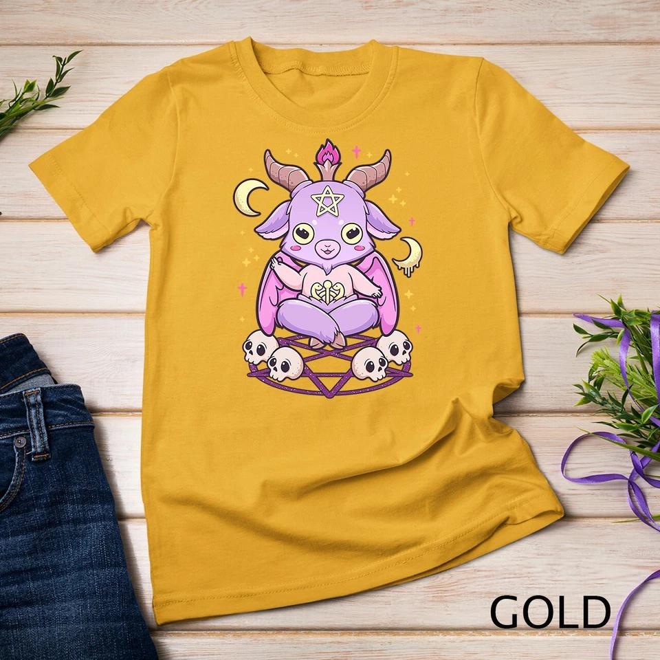 Kawaii Pastel Goth Cute Creepy Krampus Unisex T-shirt 3 XL