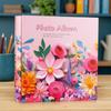6 Zoll 500 Taschen Scrapbook-Album Laminierte Einsteck-Fotoalben Fotoaufbewahrung Aufbewahrung für Zuhause